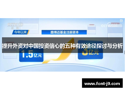 提升外资对中国投资信心的五种有效途径探讨与分析